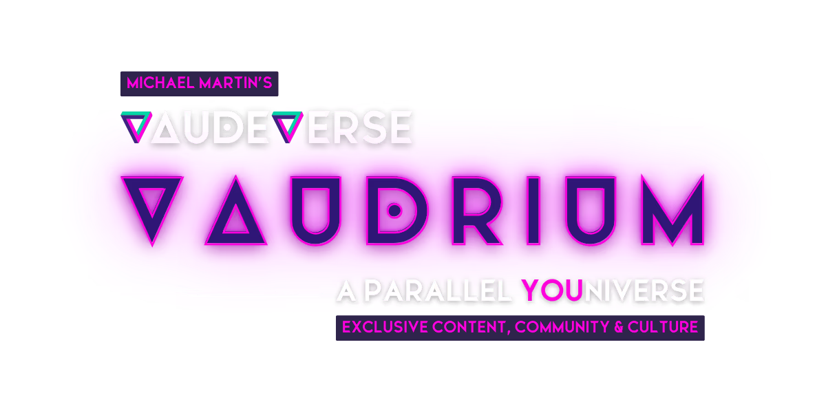 Official logo for The Vaudrium, the private online community for readers of the Vaudeverse Saga.